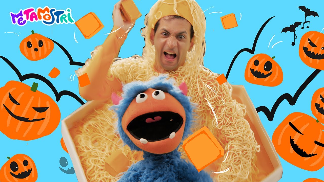 🎃🍝BUMBA SCAPPA DALLA PASTA E ZUCCA ARANCIONE🎶CANZONI DI HALLOWEEN PER BAMBINI