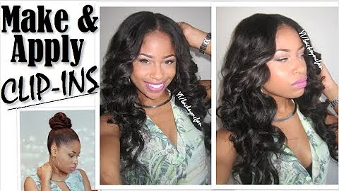 HOW TO: Make & Apply CLIP-INS (Full Head Install) ...