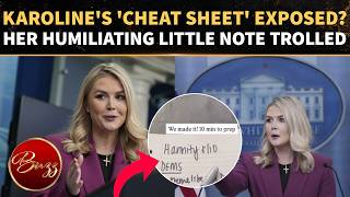 Karoline s Fox News Cheat Sheet LEAKED Leavitt HUMILIATED As AWKWARD Hannity Note Goes Viral