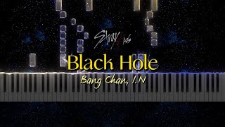Black Hole - Stray Kids Bang Chan, I.N (스트레이키즈 방찬, 아이엔) 피아노 커버 piano cover [악보|music sheet]