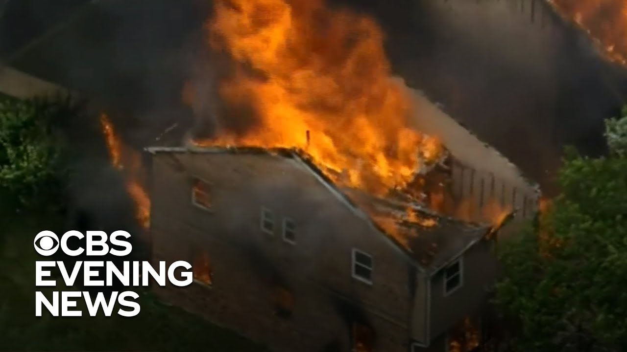 Suspect missing after Pennsylvania homes destroyed in fire -
CBS Evening News