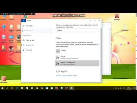 Windows 10 Bilgisayar Dilini Değiştirme