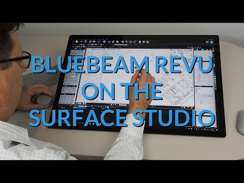 Bluebeam REVU on the Surface Studio