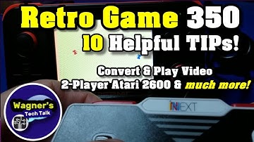 10 RG-350 TIPs to make your RG350 more enjoyable, including: 2-player Atari 2600 + Video Player