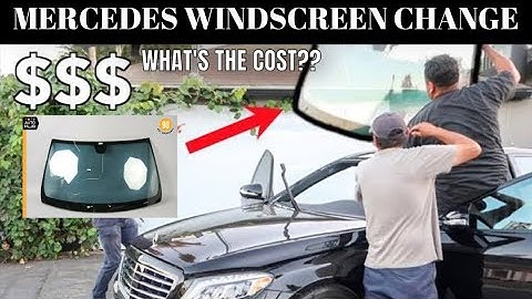 How much does it cost to replace a mercedes windshield