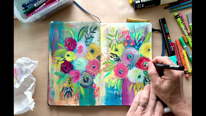 This is how I start and finish a floral painting w...