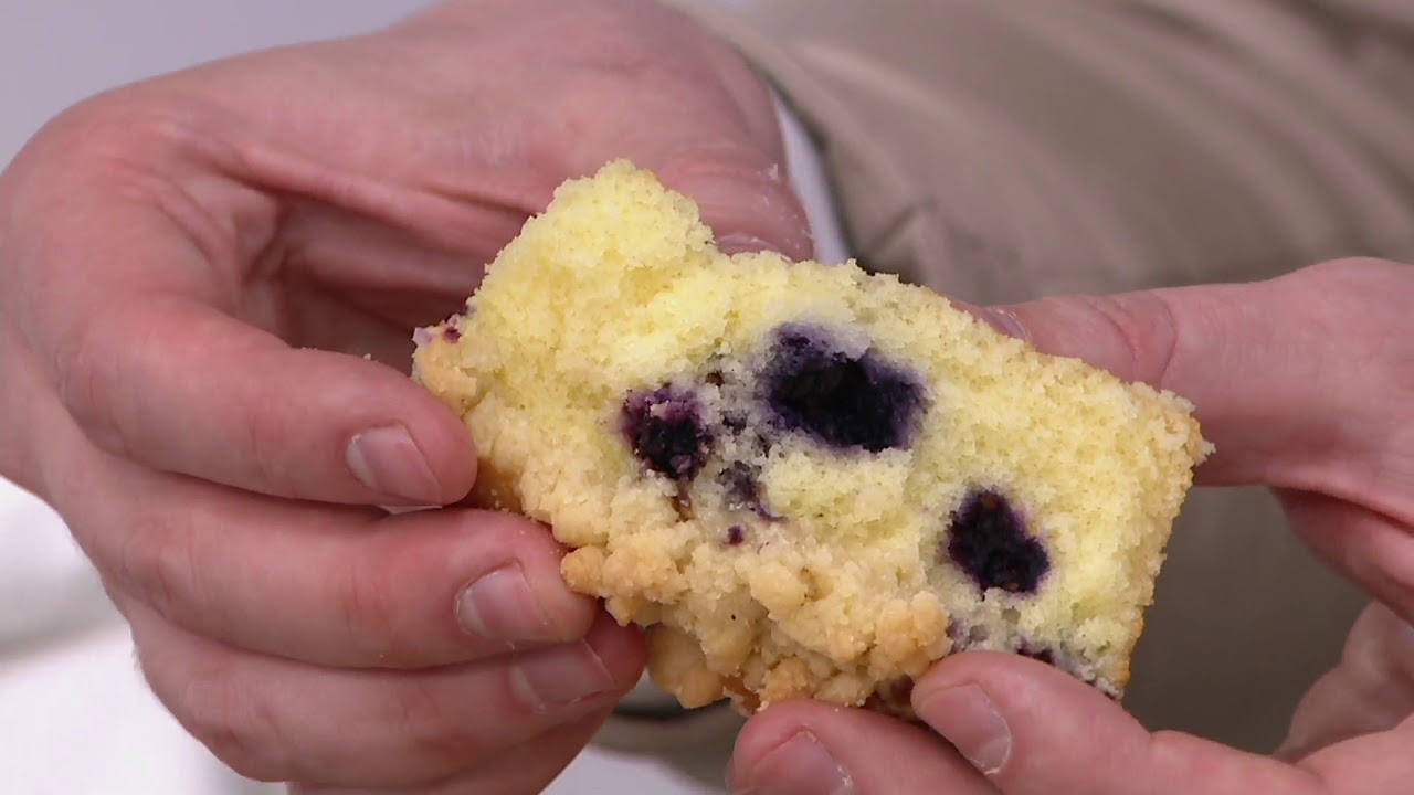 Jimmy the Baker (14) 6.5oz Cinnamon & Blueberry Crumb Cakes on QVC