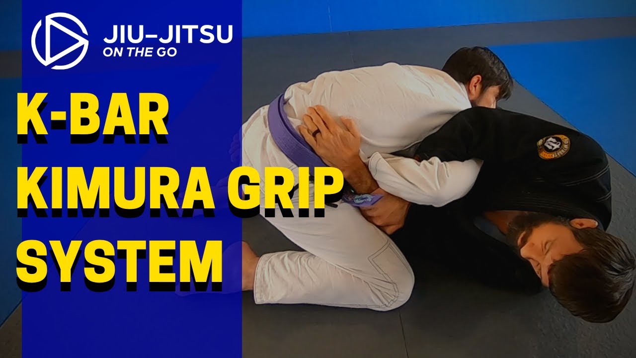 K-Bar Kimura Grip System - Setting up the grip from bottom half guard