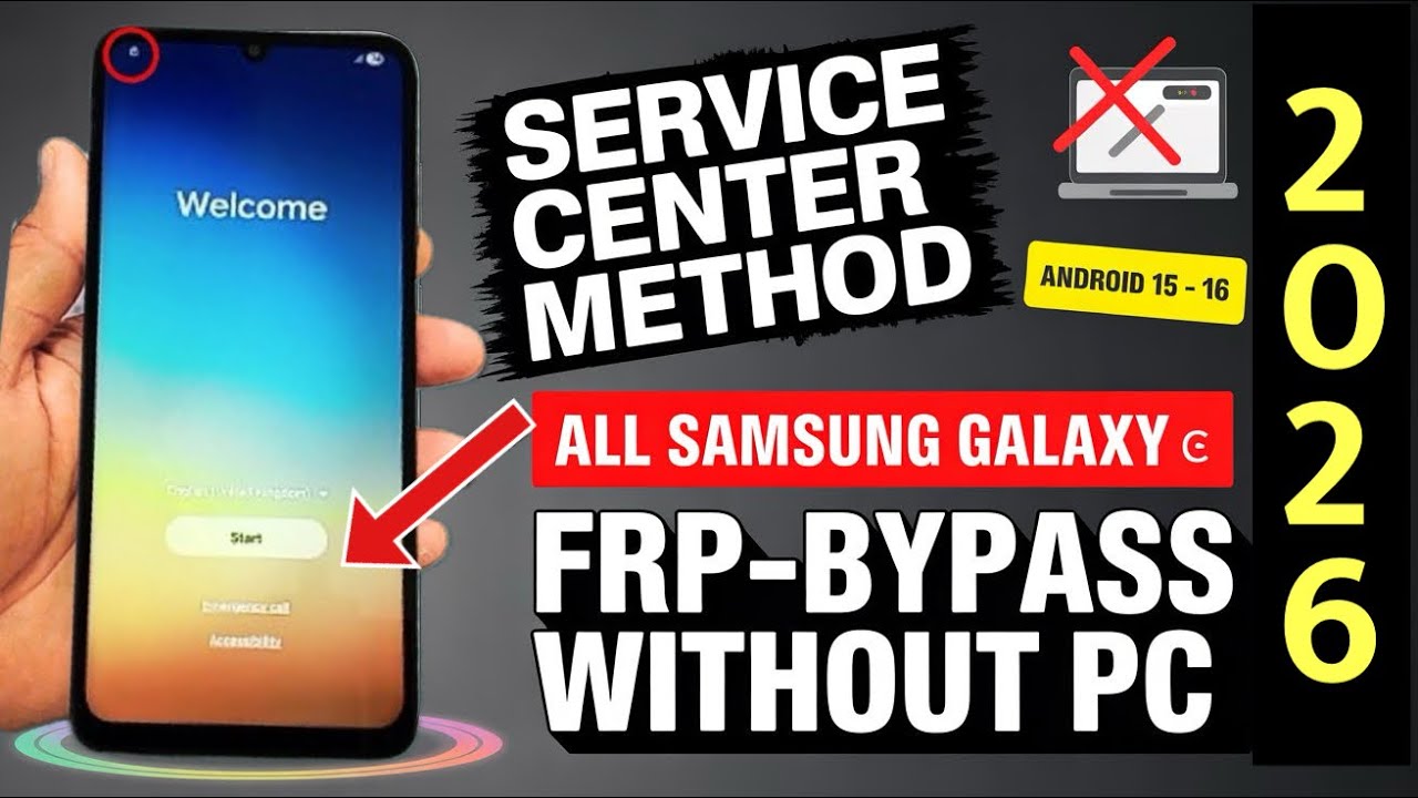 Обход FRP на Samsung Android 15/16 2026 🔓 Новый способ | 100% рабочий | ПК не требуется