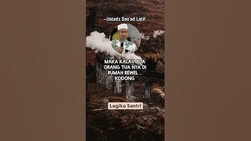 Jangan kau Sakiti Orang Tua, Pintu Surga ada Pada mereka - Ustadz Das