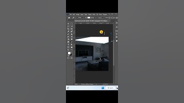 Create realistic light in celling. Photoshop tutorial #shorts