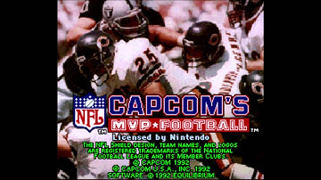 Capcoms MVP Football Intro (SNES Introduction)