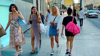 [4K] Moscow Walking Tour |☀ HOT DAY in Arbat 2023