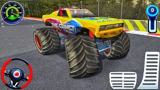 3D Stunts Car Game Bast Monster Truck Racing Game: Real Uphill Driving Simulator! 2025 Gameplay screenshot 4