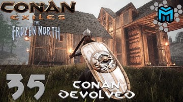 Conan Exiles- The Frozen North (Conan Devolved X03) EP35 | New Armor!