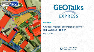GeoTalks Express: A Global Mapper Extension at Work – The DAT/EM Toolbar