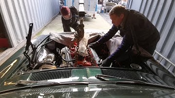 1968 Camaro 327 engine removal