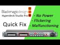 Blackmagic design hyperdeck studio pro repair