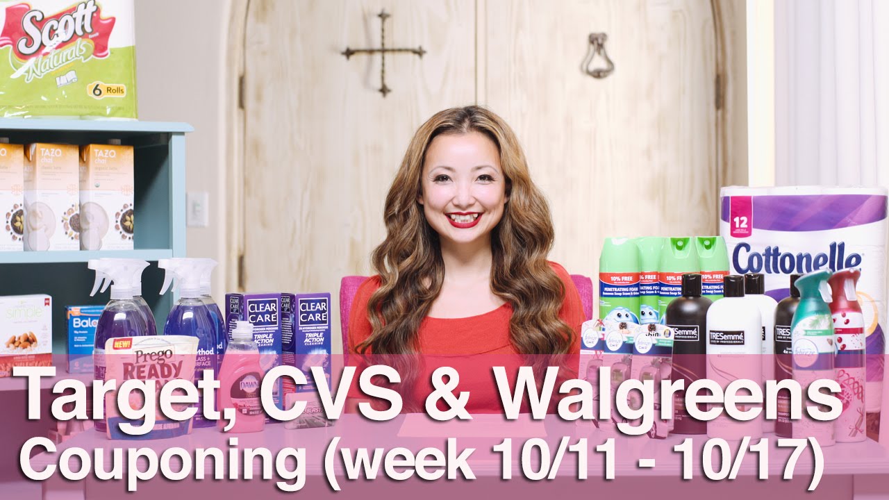 Target, CVS & Walgreens Couponing Video (10/11-10/17) - YouTube