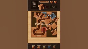 Roll the Ball slide puzzle Premium H Pack Level 54 Solution