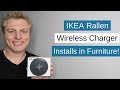IKEA Rallen Wireless Charger: Unboxing & Setup...Installs in furniture IKEA Rallen Wireless Charger: Unboxing & Setup...Installs in furniture