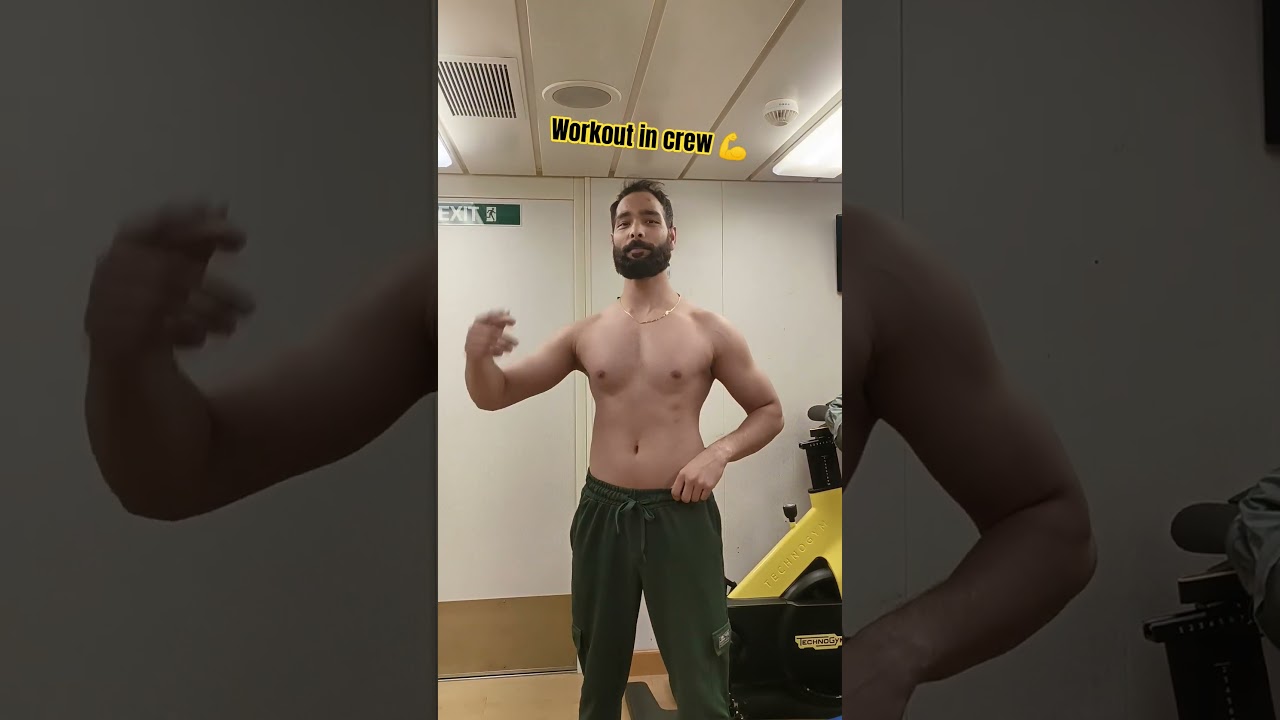 cruise ship crew gym #hairdresser #sittingonthedockofthebay #cruiseship #automobile #cruiseshipjobs