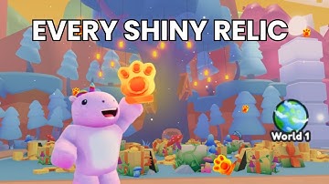 EVERY SHINY RELIC in Pet Simulator 99! (World 1)