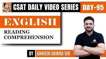 English - Reading Comprehension for UPSC PRELIMS CSAT 2024 ||