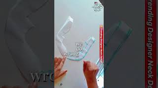 ✨ Perfect neck design in easy steps Trending designer neck tutorial Beginner friendly neck