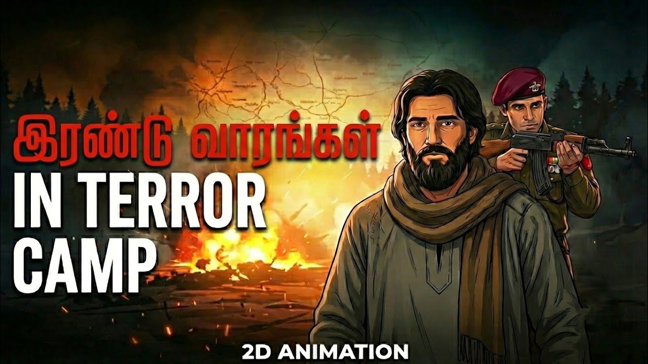 Indian Undercover Para SF Officer – The Spy Who Destroyed Hizbul Mujahideen | 2D Animation | Tamil 