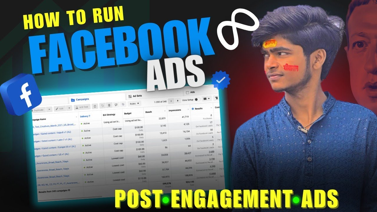 How To Run Facebook Engagement Ad || Facebook Post Engagement Campaign ...