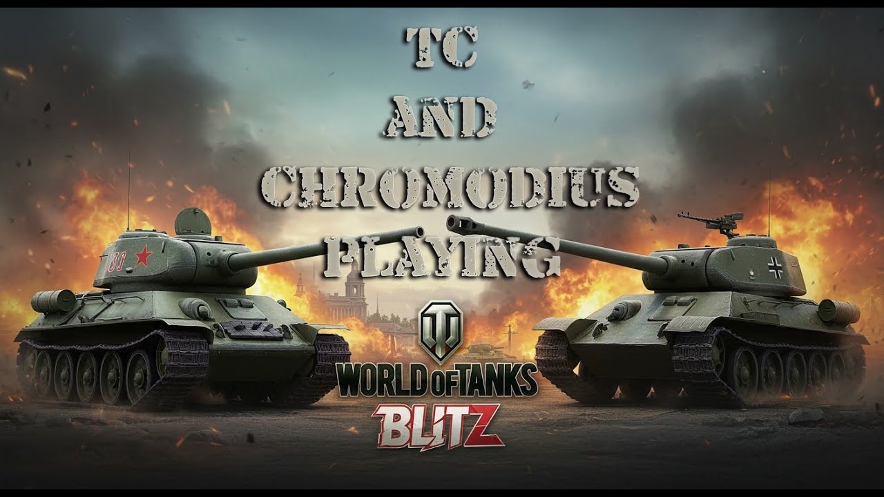 TC (daddy) & Chromodius (sonny) playing World of Tanks Blitz together!