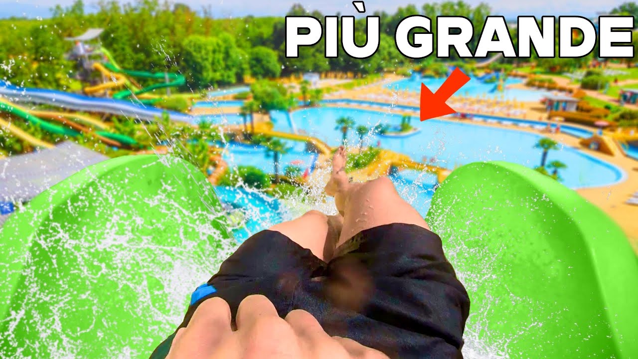 Provo TUTTI GLI SCIVOLI nel PARCO ACQUATICO PIÙ GRANDE D'ITALIA