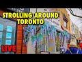 🔴Live : Toronto Walk in The Winter - Best Free Things To Do in Toronto #live #livestream #Toronto
