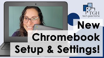 How To Setup A New Chromebook and Adjust Settings!