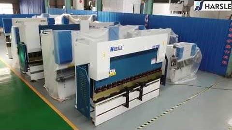 HARSLE 125T3200 Hybrid CNC Press Brake with DA-52S, hydraulic bending machine with 3+1 Axis