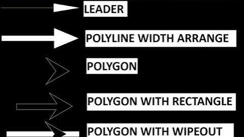 Arrow  _ How To Create Arrow In AutoCad