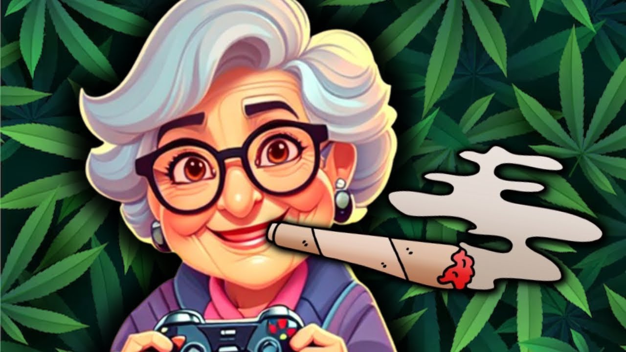 Grandma smokes WEED for the first time…