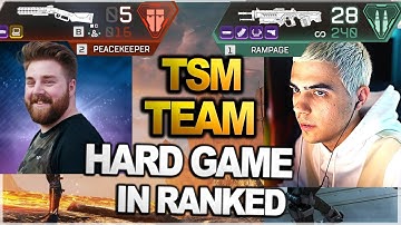 TSM NRG TEAM | This is how to use the RAMPAGE in ranked  -| HARD GAME | PERSPECTIVE ( apex legends )