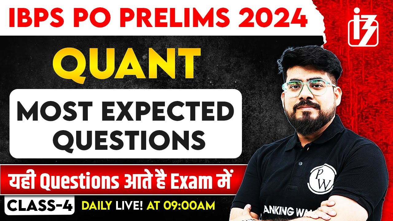 IBPS PO Preparation 2024 | IBPS PO Quant Most Expected Questions | by ...