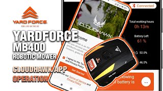 MB400 Cloudhawk App Operation