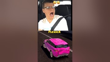 Singing man crashes 😁 #flexicx #crashdrive #carcrashsimulator #shortsfeed #shorts