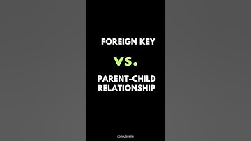 SQL FOREIGN KEY vs. PARENT-CHILD RELATIONSHIP ✍️