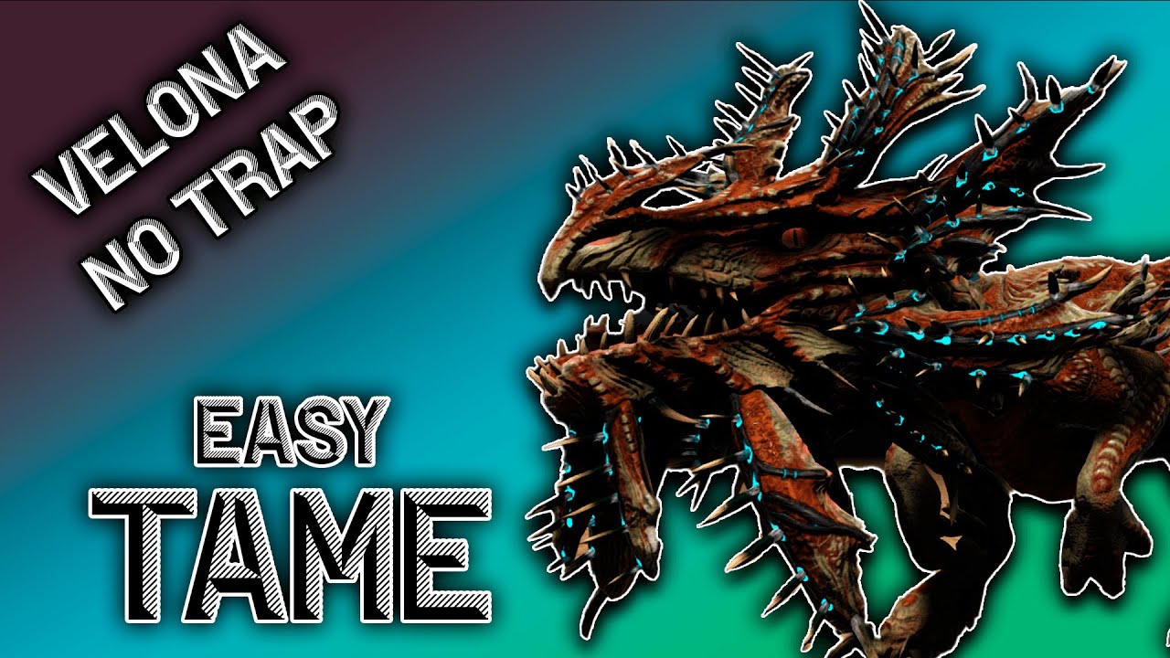 How to tame Velonasaur Velonasaur Ark Easy tame Velonasaur Fjordur