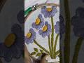 beautiful hand embroidery flower design ❤️ tending /hand stitch design #shorts #design #trend