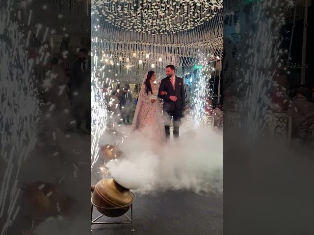 Beautiful Couple Entry|| Bride Groom Fog Entry|| Wedding Entry|| Smoky Couple Entry