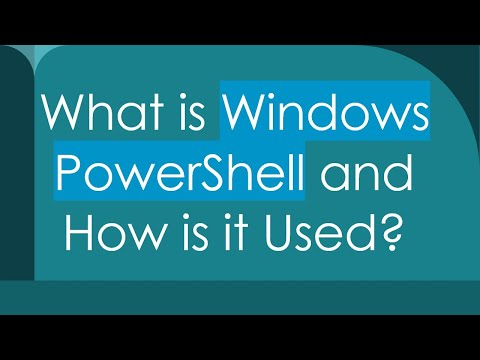 What is Windows PowerShell and How is it Used?