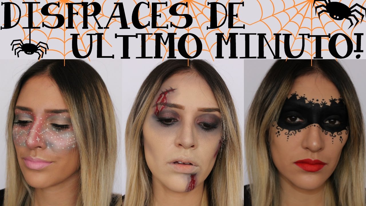 3 DISFRACES FACILES DE ULTIMO MINUTO!