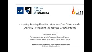 Advancing Reacting Flow Simulations with Data-Driven Models (Prof. Alessandro Parente) - Part 1