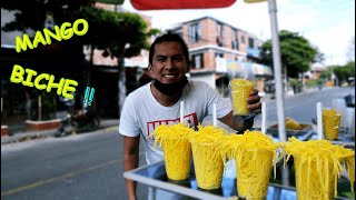 MANGO BICHE En limonada Y CEVICHE en Cali - Colombia